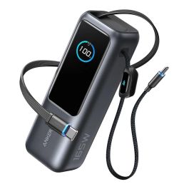 Anker PowerBank 25.000mAh 165W 3x 100W USB-C 1x USB-A con Smart Display A1695H11 negro