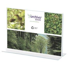 Archivo 2000 Expositor Sobremesa Forma T Din A4 Horizontal 85x300x215 mm Cristal Transparente Precio: 4.58999948. SKU: B1BT9D4KT7