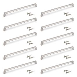 Emuca Lote de 10 tiradores para mueble Cantón, L206mm, intereje 192mm, Zamak, Níquel satinado Emuca Lote de 10 tiradores para mueble Cantón, L206mm, intereje 192mm, Zamak, Níquel satinado Precio: 52.69000055. SKU: B1CQNSR2Q9