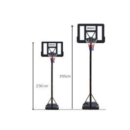 Canasta baloncesto ajustable 230 a 305 cm Canasta baloncesto ajustable 230 a 305 cm