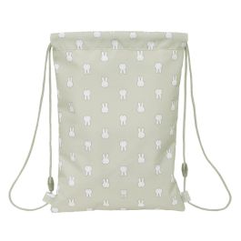 Bolsa Mochila con Cuerdas Miffy Niebla Gris 26 x 34 x 1 cm