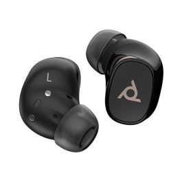 Poly Voyager Free 20 Auriculares Inalámbricos Profesionales con Cancelación de Ruido ANC, Multipunto, 42h Autonomía, Carga Qi, Negro
