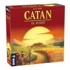 Devir Catan Juego de Mesa de Estrategia Original para 4 Jugadores | Coloniza la Isla con Astucia y Estrategia | Edición Español Surtidos
