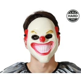 Máscara Payaso Loco con Pelo Rojo y Sonrisa Macabra para Halloween - Accesorio de Terror Precio: 1.49999949. SKU: B17DSKDSRP