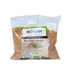 BIONSAN Pan Rallado Integral Ecológico 250g - Textura Intensa para Rebozados y Croquetas Precio: 2.8900003. SKU: B1HWP3KBEX