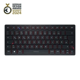 Cherry KW 9200 MINI Teclado Compacto Inalambrico 2.4GHz, Bluetooth 5.0 y con Cable Recargable Negro Precio: 87.5000005. SKU: B1D77FPCDH