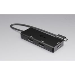 Hub USB i-Tec C31TRIPLE4KHDMIPD Negro