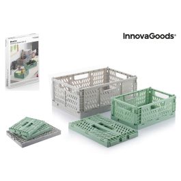 Set de 3 Cajas Organizadoras Plegables y Apilables Boxtor InnovaGoods Set de 3 Cajas Organizadoras Plegables y Apilables Boxtor InnovaGoods