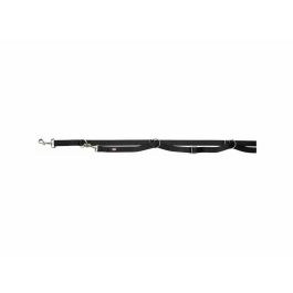 Trixie TRI4047974196915 Correa Ajustable Premium, Extra Larga L-XL, 3m x 25mm, Negro
