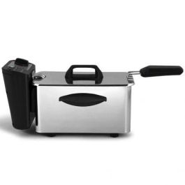 Orbegozo FDR 16 Freidora Eléctrica 1.5L 1500W Acero Inoxidable Termostato Regulable hasta 200°C Fácil Limpieza Lavavajillas