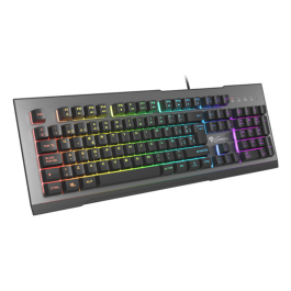 GENESIS Teclado para Gaming Rhod 500 RGB USB QWERTY Español Negro Gris Precio: 14.49999991. SKU: S5605183