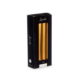 Set 8 Cirios Oro 20 Cm 8 Horas Acorde (12 Unidades) Set 8 Cirios Oro 20 Cm 8 Horas Acorde (12 Unidades)