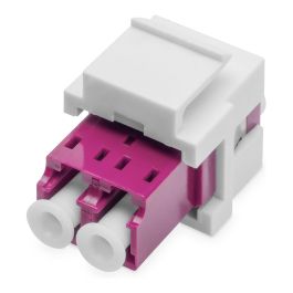 Digitus Acoplamiento Fibra Óptica LC/LC Duplex Multimodo OM4 Módulo Keystone Violeta Plástico Precio: 19.89000057. SKU: B13GF623XS