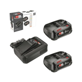 Bosch Kit de inicio 18V 2 baterías 18V 2,5 Ah + cargador 1600A031T5