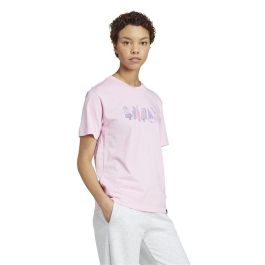 Camiseta de Manga Corta Mujer Adidas Rosa 13-14 Años