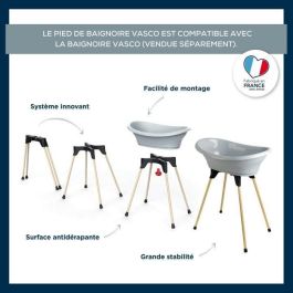 Thermobaby Vasco Pies de Bañera Elevables Plegables con Sistema de Drenaje para Mayor Comodidad