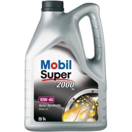 MOBIL Super 2000 - Aceite de motor para turismos de gasolina 10W40 - Semi sintético - 5L