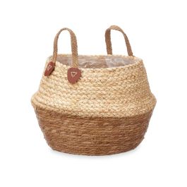 Giftdecor Cesto Plegable Asas Esparto Mixto 42x42x38 cm (Set de 6)