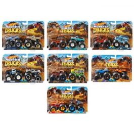 Hot Wheels Monster Trucks - Pack 2 Coches de Demolición Escala 1:64 para Niños - Modelos Surtidos