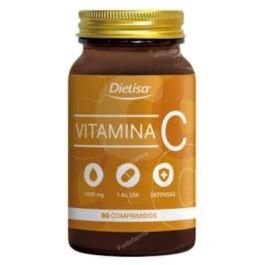 DIETISA Vitamina C 1000mg 60 Comp. Apoyo Inmunitario Reduce Cansancio Vegano Precio: 13.4999997. SKU: B12983NM2H