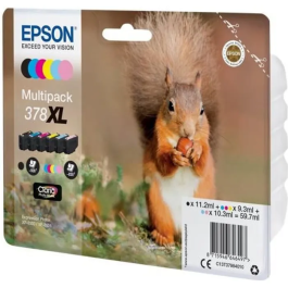 EPSON Multipack 6-colours 378XL Claria Photo HD Ink ARDILLA Precio: 131.50000006. SKU: S8405489