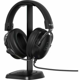 The G-Lab Soporte Auriculares K-STAND-NEON Con Cable Diseño Compacto Negro