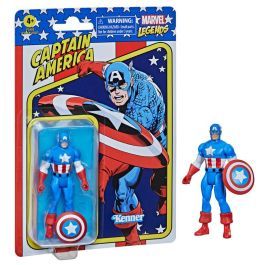 Figura Retro Capitan America Marvel 9,5cm Figura Retro Capitan America Marvel 9,5cm