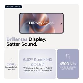 Motorola Moto G86 5G 8GB RAM 256GB Almacenamiento Cosmic Sky