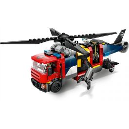 LEGO 60462 City Set de Construcción: Helicóptero, Camión de Bomberos y Submarino Modular - Juguete Infantil 7+ Años
