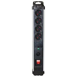 Regleta Enchufes 4 Tomas con interruptor Silver Electronics 49644 3680W Negro Precio: 18.49999976. SKU: S0424898