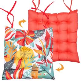 Home Deco Factory Cojín de Silla Hidrófugo 40x40 cm Poliéster Colección Paradis Exotiqu Home Deco Factory Cojín de Silla Hidrófugo 40x40 cm Poliéster Colección Paradis Exotiqu