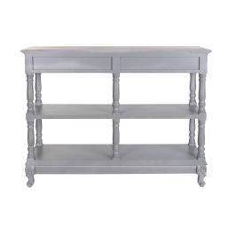 Buffet Tradicional DKD Home Decor Gris Natural 39 x 89 x 117 cm