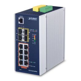 Planet Switch industrial 8 puertos PoE Gigabit 10/100/1000T 802.3at + 4 SFP 100/1000X gestionable L2+ Precio: 521.59000036. SKU: B1F3YMPMEB