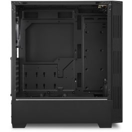 SHARKOON LIT 200 Caja Midi-Tower PC Negra con Iluminación RGB Azul, Verde, Rojo ATX, micro ATX, Mini-ITX