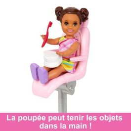 Consulta dental Barbie - BARBIE - HKT69 - 2 muñecas, silla, herramientas dentales, cepillo de dientes, pasta de dientes Consulta dental Barbie - BARBIE - HKT69 - 2 muñecas, silla, herramientas dentales, cepillo de dientes, pasta de dientes
