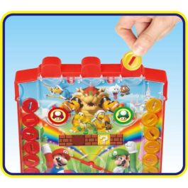 Epoch 7461 Juego de Mesa Super Mario Lucky Coin: Lanzar Monedas, 2 Modalidades (Suerte y Cascada), 1-2 Jugadores, +4 Años