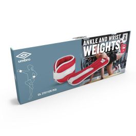 Umbro Pesos para Tobillos y Muñecas 1000 g (1 kg) por Unidad, 2 Piezas