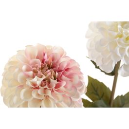 DKD Home Decor Flor Blanco Rosa 10 x 57 x 10 cm (12 Unidades)