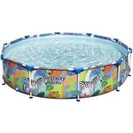 Bestway Piscina elevada Steel Pro 305x66 cm, redonda con diseño animal, estructura metal anticorrosión, 4.062 L, PVC 3 capas Bestway Piscina elevada Steel Pro 305x66 cm, redonda con diseño animal, estructura metal anticorrosión, 4.062 L, PVC 3 capas Precio: 128.49999987. SKU: S7152284