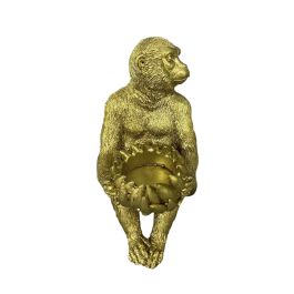 DKD Home Decor Figura Decorativa de Mono de Resina Colonial Jungle Dorada, 14 x 11 x 8 cm (4 Unidades) Precio: 17.89999948. SKU: B1GWZBHVE9