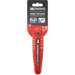 Facom 89R.JM8PB Juego de 8 llaves Allen Torx Resistorx sobre soporte 8-40 mm Facom 89R.JM8PB Juego de 8 llaves Allen Torx Resistorx sobre soporte 8-40 mm