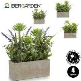 Jardin Artif Flor Maceta Rectan Cemem Surtidos Ibergarden 17X23CM (8 Unidades) Jardin Artif Flor Maceta Rectan Cemem Surtidos Ibergarden 17X23CM (8 Unidades)