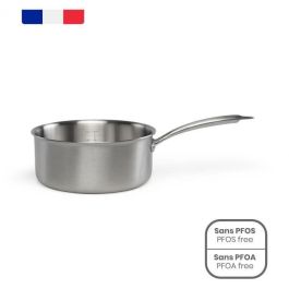 Livoo MEP161 Cacerola Brigade de Acero Inoxidable 20 cm, Triple Fondo, para todo tipo de fuegos e Inducción, Fabricada en Francia Precio: 54.49999962. SKU: B193ABLHXX