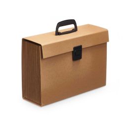 Maletin Compartimentos Kraft Asa Pincello 35X2CM (6 Unidades) Maletin Compartimentos Kraft Asa Pincello 35X2CM (6 Unidades)