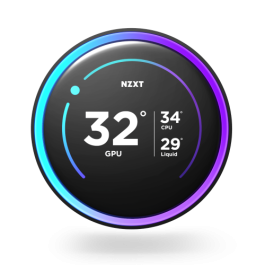 NZXT Kraken Elite 240 Refrigeración Líquida Todo en Uno 12 cm Negro RL-KN24E-B2, Compatible con Intel y AMD, Pantalla LCD