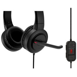 Kensington Auricular H1000 Biaural con Micrófono, Conexión USB-C, Cable de 180 cm