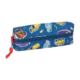 Safta Portatodo Rectangular con Goma Elástica Cars Racing 22cm - 22x4x7cm