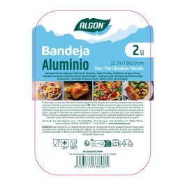 Inde Set de 2 Bandejas Rectangulares 22.7 x 17.8 x 3.9 cm (36 Unidades) Inde Set de 2 Bandejas Rectangulares 22.7 x 17.8 x 3.9 cm (36 Unidades)