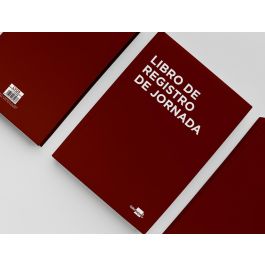 Libro Liderpapel Registro De Jornada Empleados A4 10 Empleados Mes Pagina Papel Blanco 90 gr