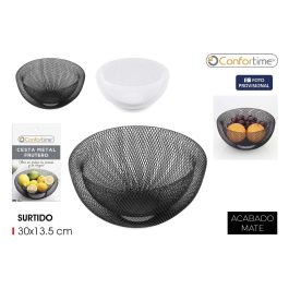 Cesta de metal para frutas Confortime 30x13.5 cm (6 Unidades) Precio: 41.89000035. SKU: B15F72WEAL